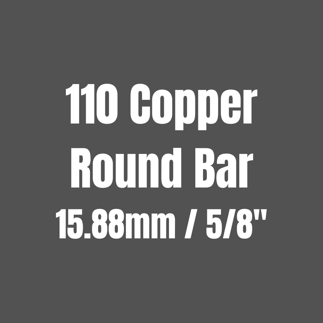 Copper 110 Round Bar 15.88mm