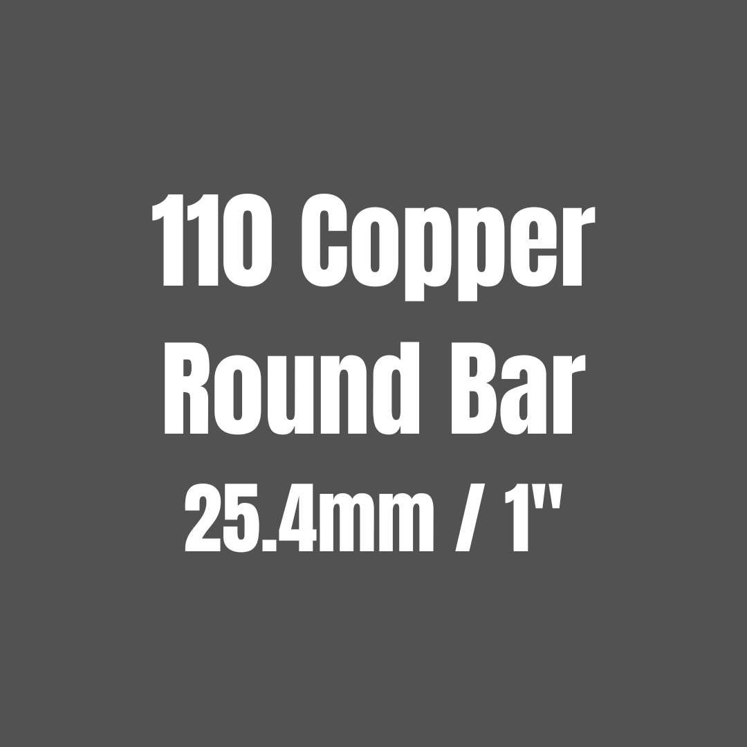 Copper 110 Round Bar 25.4mm