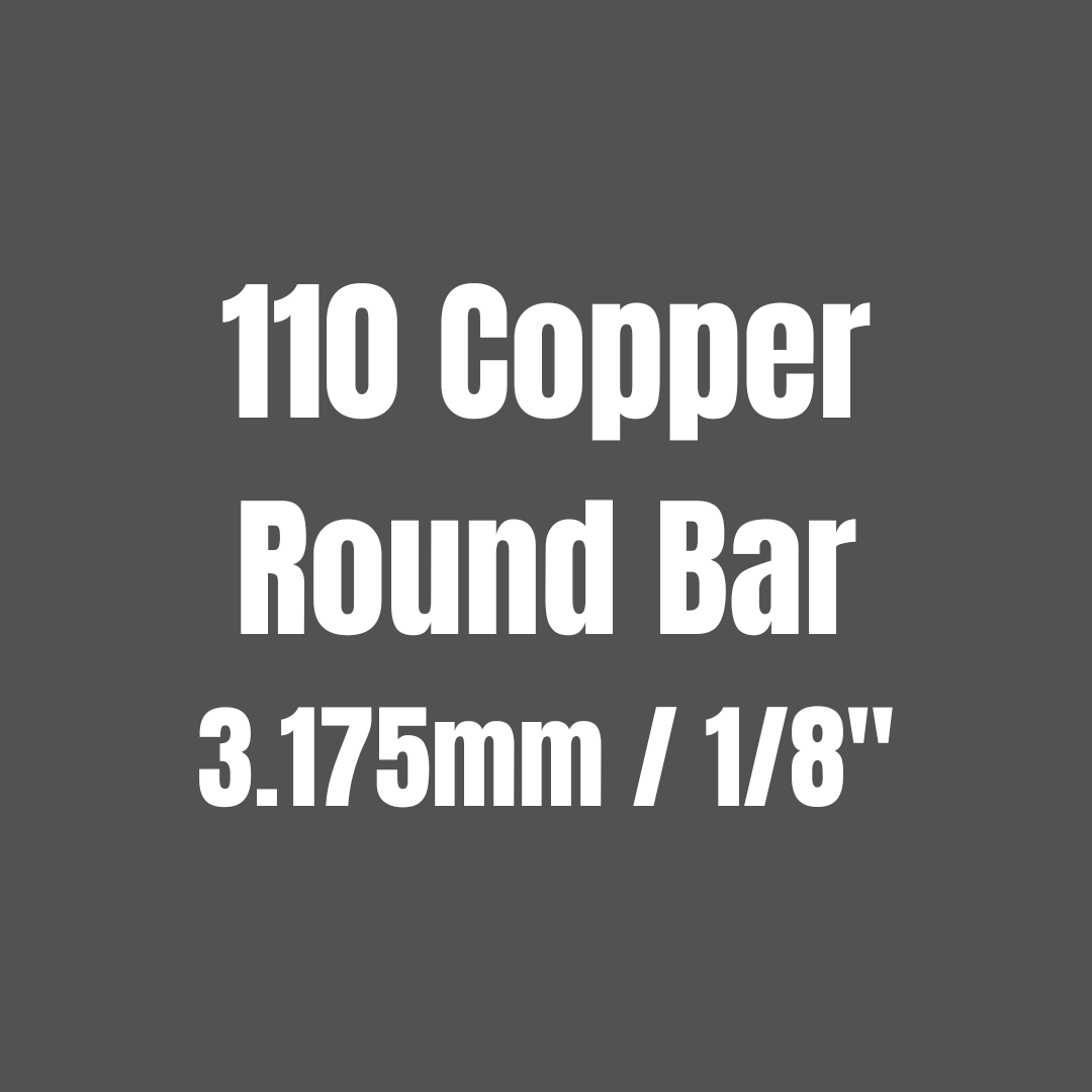 Copper 110 Round Bar 3.175mm