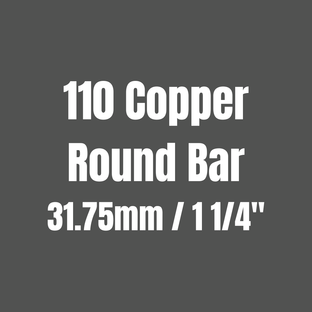 Copper 110 Round Bar 31.75mm