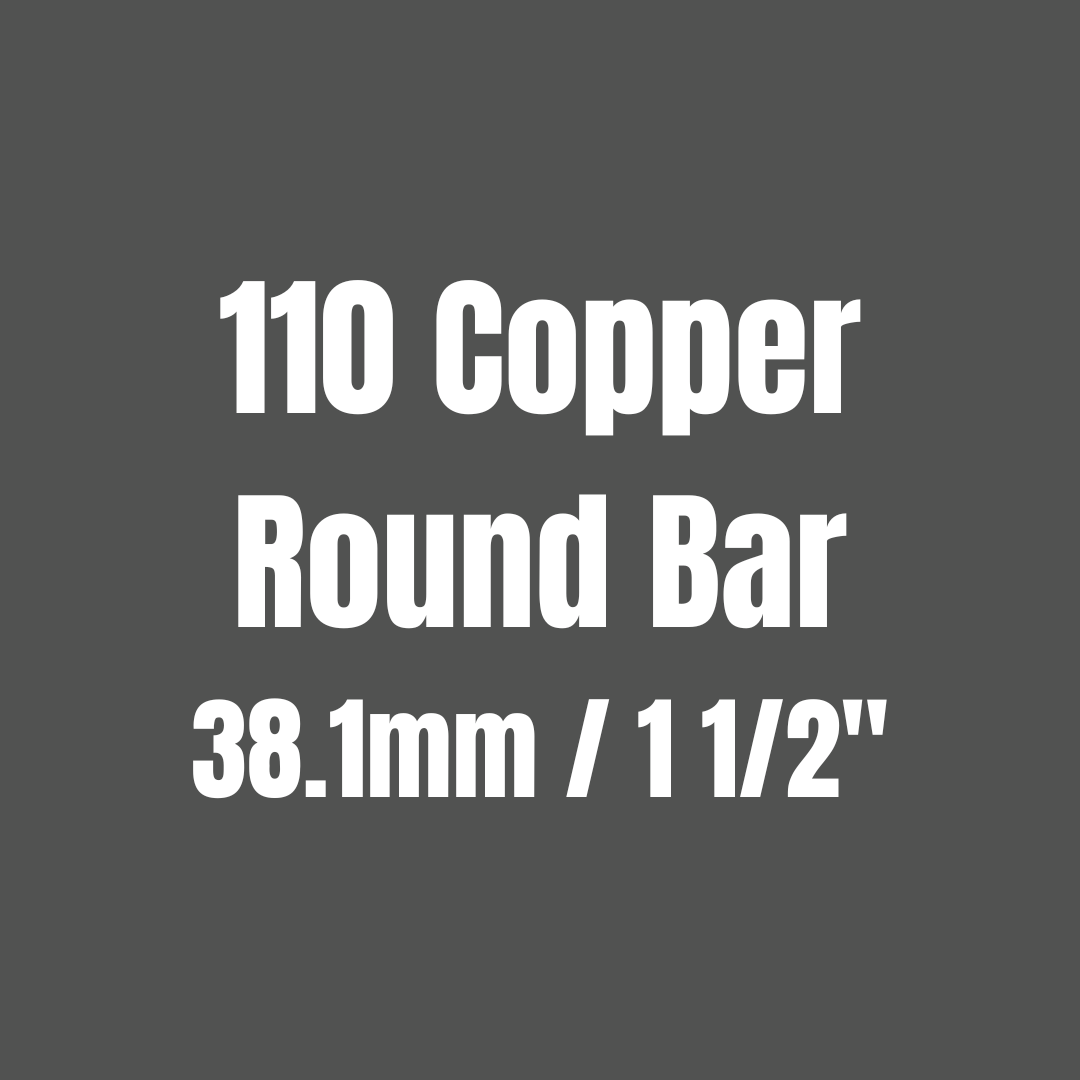 Copper 110 Round Bar 38.1mm