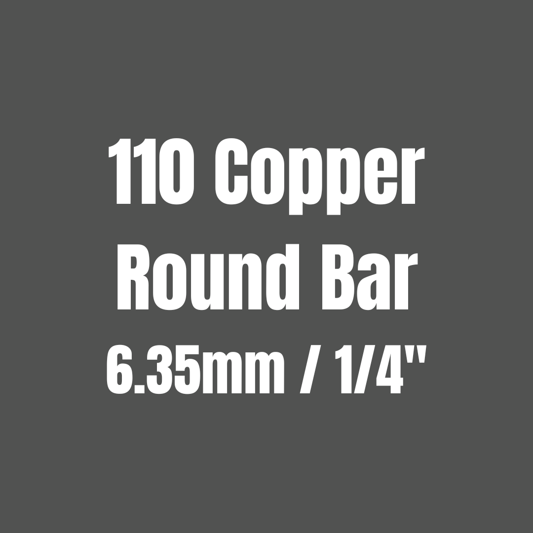 Copper 110 Round Bar 6.35mm