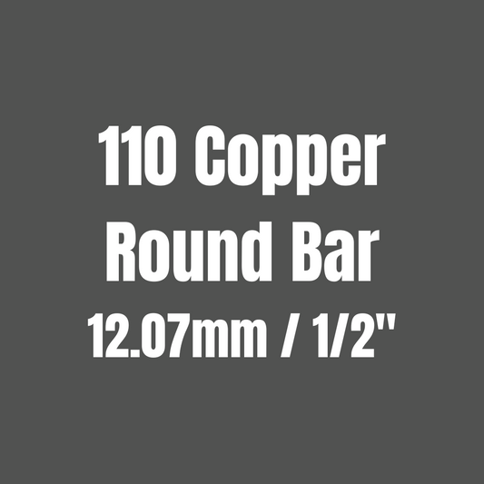 Copper 110 Square Bar 12.7mm