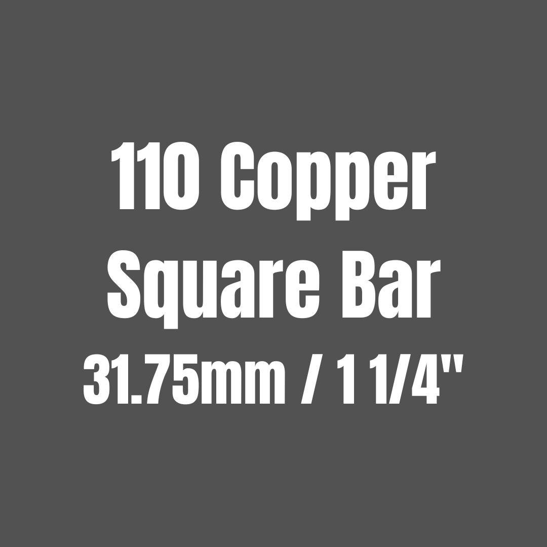 Copper 110 Square Bar 31.75mm – Maker Supplies