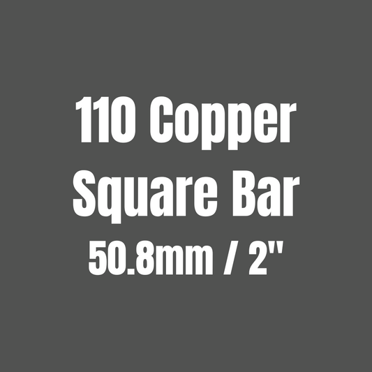 Copper 110 Square Bar 50.8mm