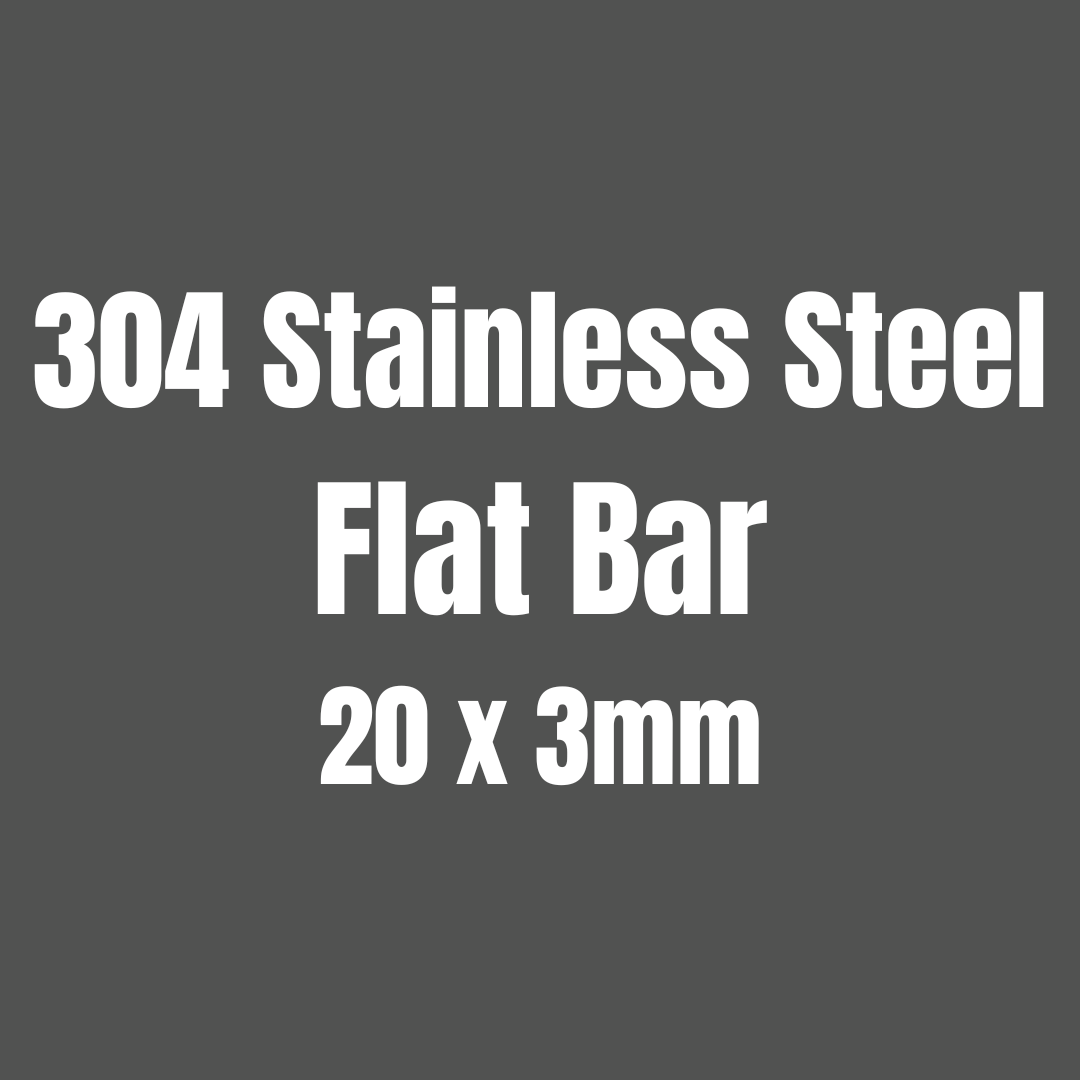 Stainless Steel 304 Flat Bar 20x3mm