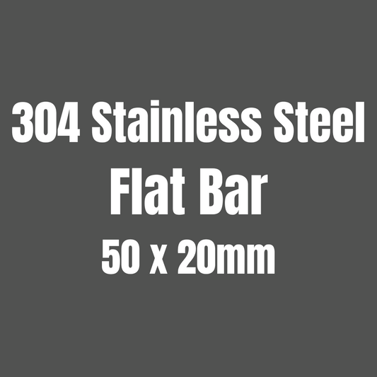 Stainless Steel 304 Flat Bar 50x20mm