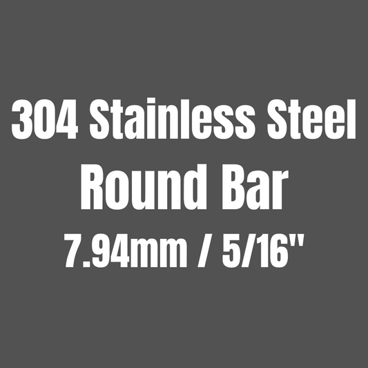 Stainless Steel 304 Round Bar 7.94mm