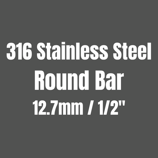 Stainless Steel 316 Round Bar 12.7mm