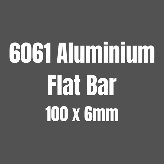 Aluminium 6061 Flat Bar 100x6mm