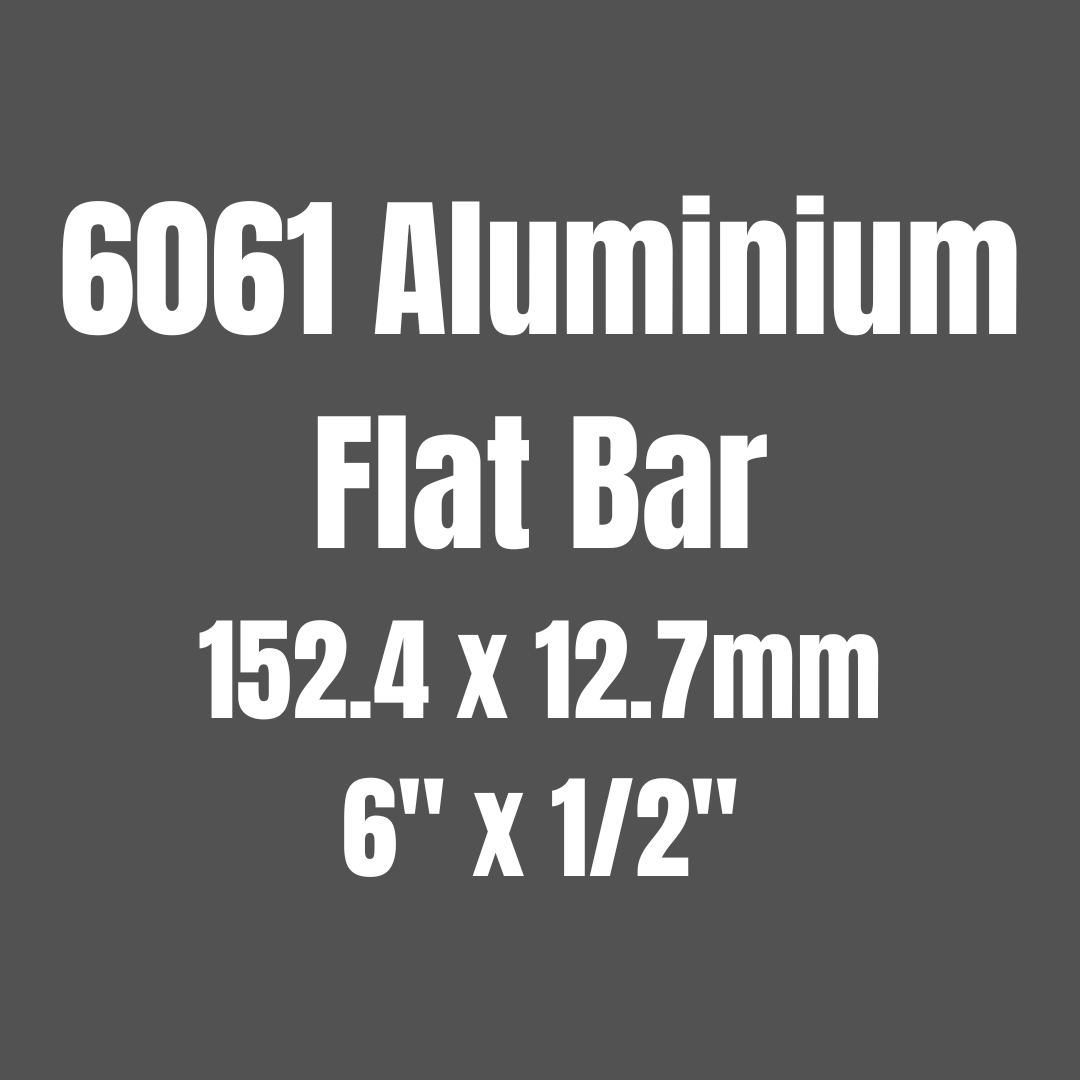 Aluminium 6061 Flat Bar 152.4x12.7mm