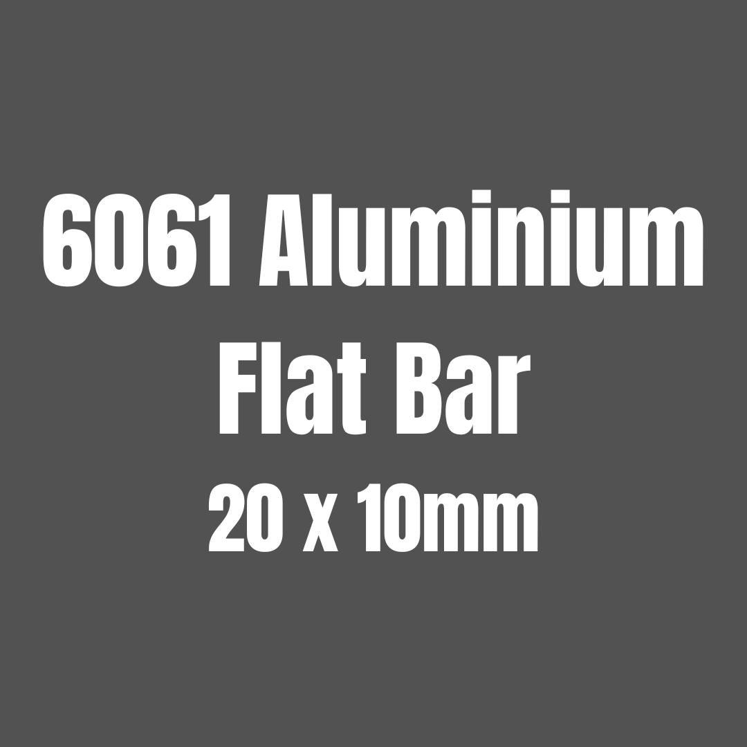 Aluminium 6061 Flat Bar 20x10mm