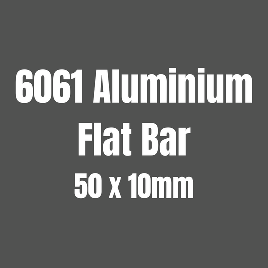 Aluminium 6061 Flat Bar 50x10mm