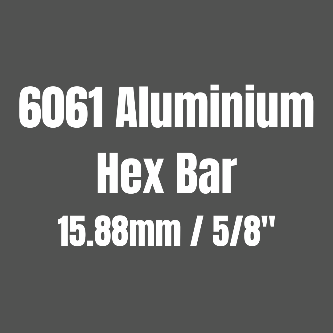 Aluminium 6061 Hex Bar 15.88mm