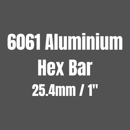 Aluminium 6061 Hex Bar 25.4mm