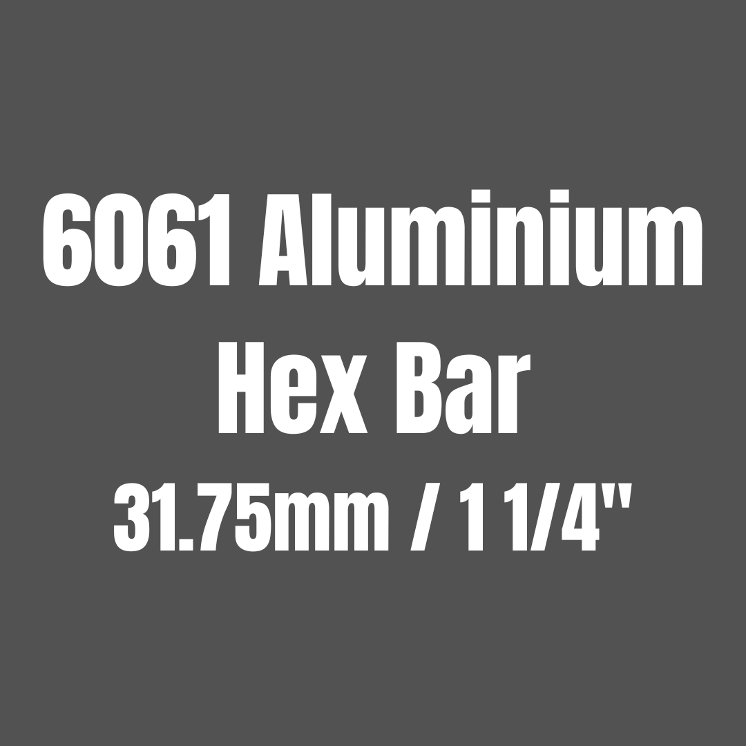 Aluminium 6061 Hex Bar 31.75mm