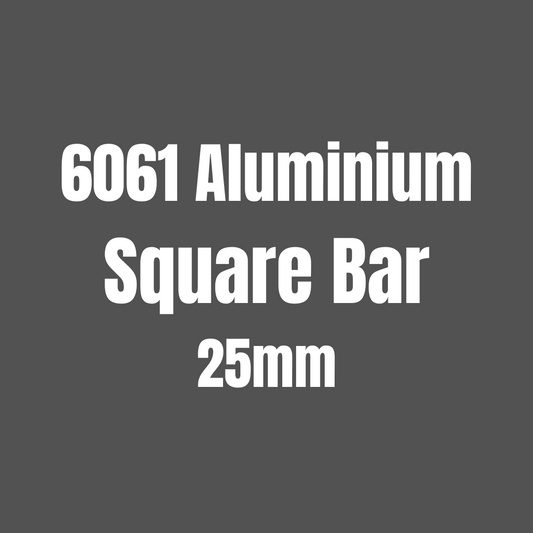 Aluminium 6061 Square Bar 25mm