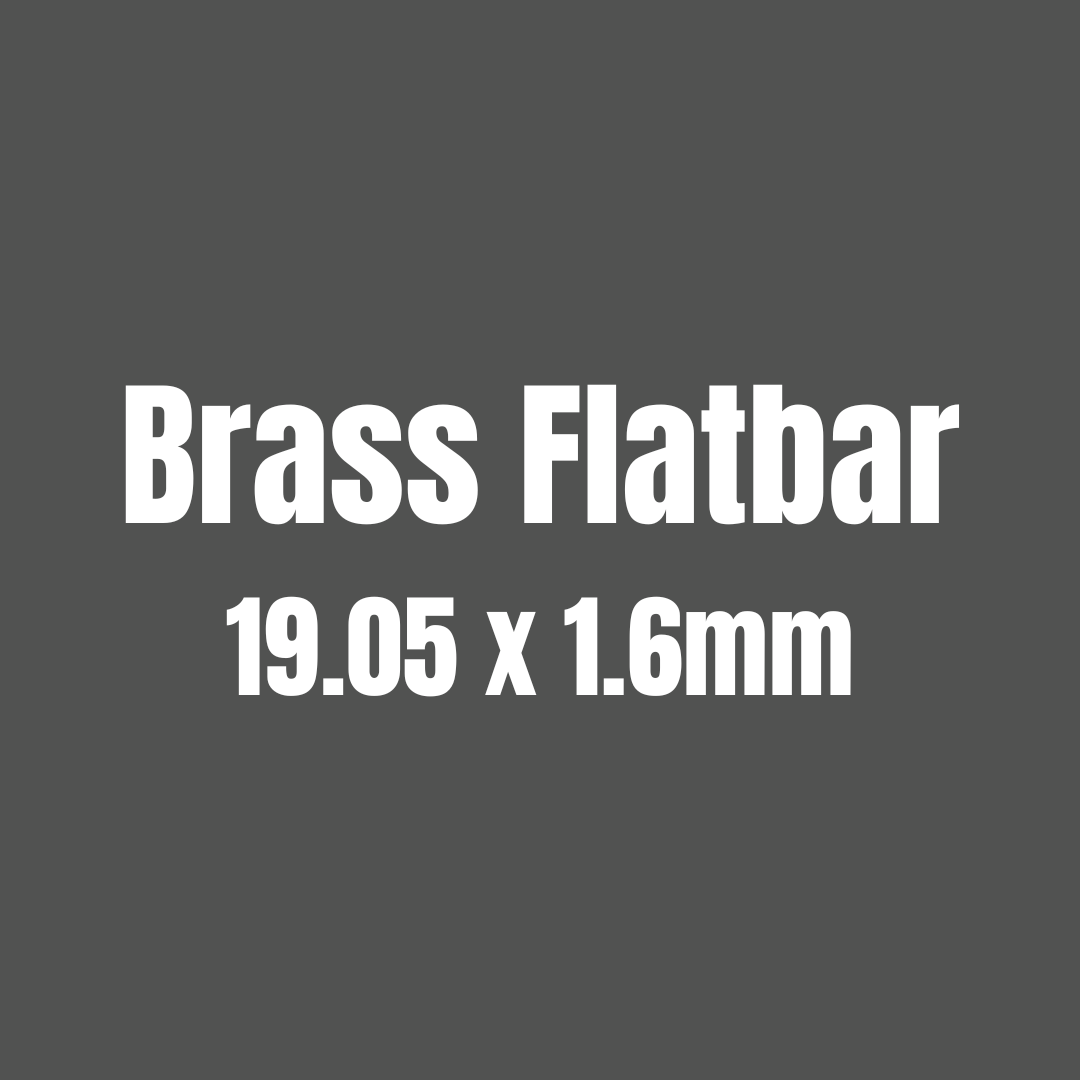 Brass 385 Flat Bar 19.05 x 1.6mm