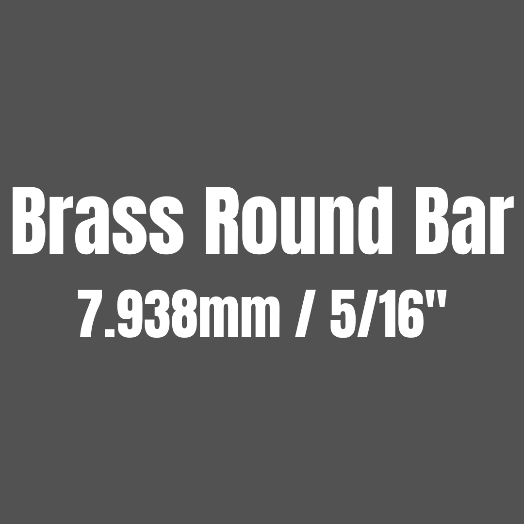 Brass 385 Round Bar 7.938mm