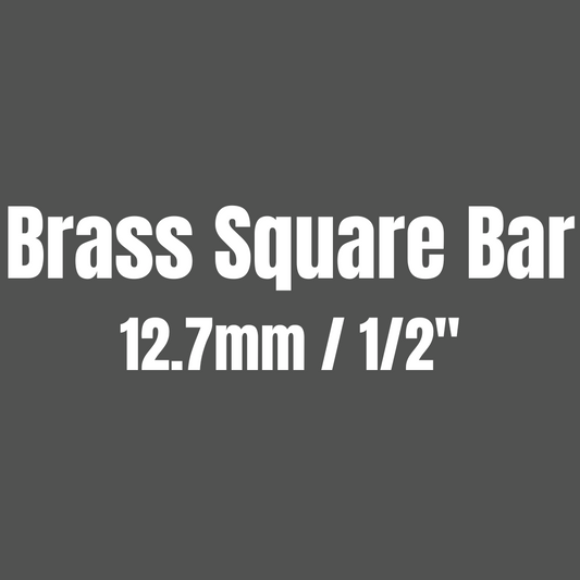 Brass 385 Square Bar 12.7mm