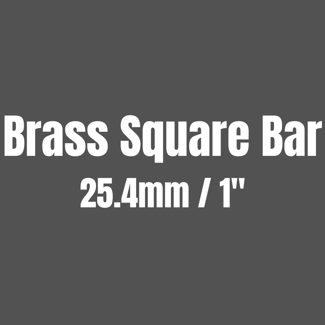 Brass 385 Square Bar 25.4mm