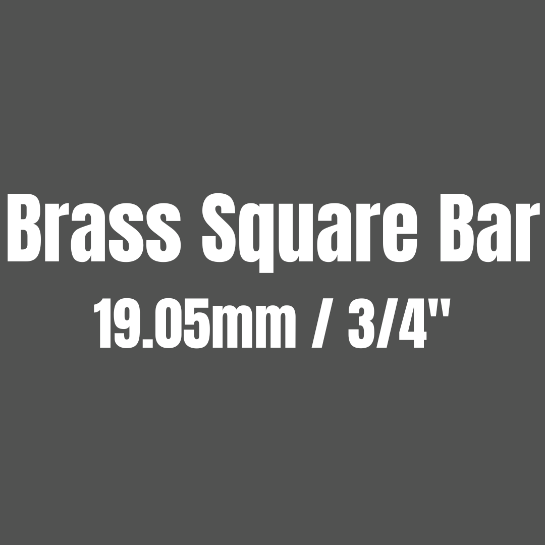 Brass 385 Square Bar 19.05mm