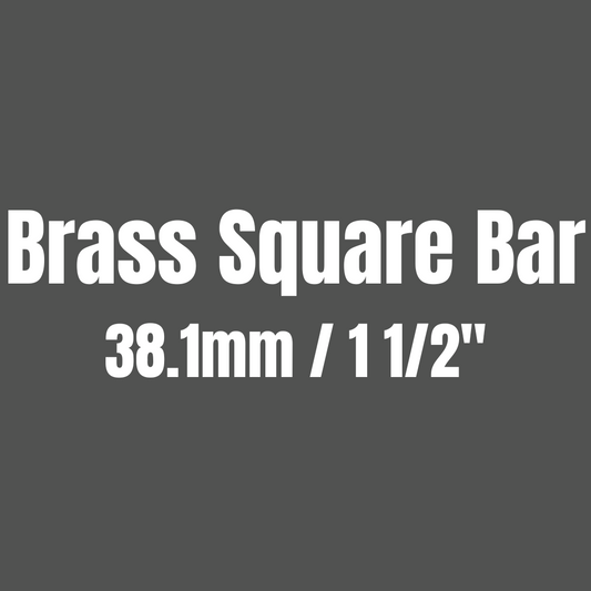 Brass 385 Square Bar 38.1mm