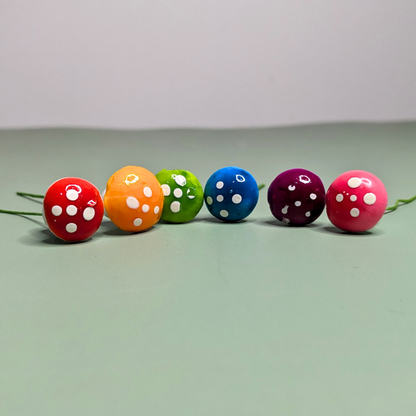 Mushroom Terrarium Decorations (Set of 5)