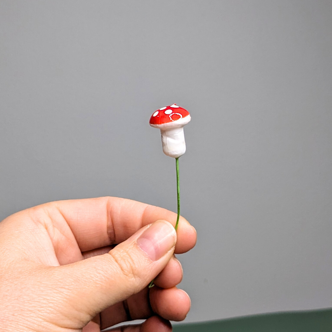 Mushroom Terrarium Decorations (Set of 5)