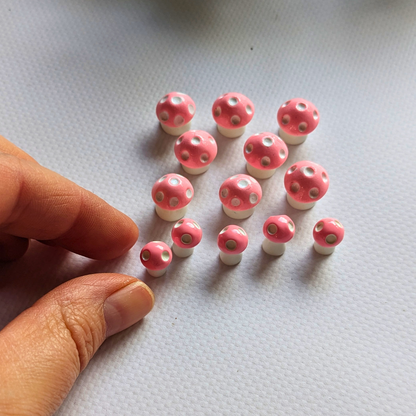 Mini Resin Mushroom Terrarium Decorations