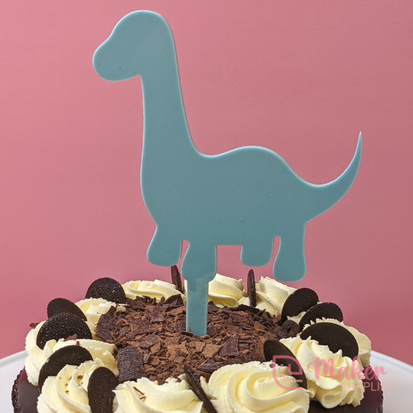 Dinosaur Brachiosaurus Cake Topper  | Pastels & Solids