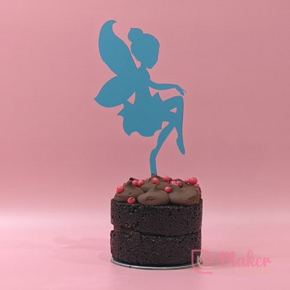 Fairy Cake Topper 2 | Mirror & Glitter