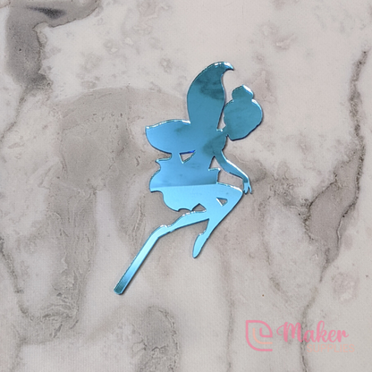 Fairy Cake Topper 2 | Mirror & Glitter