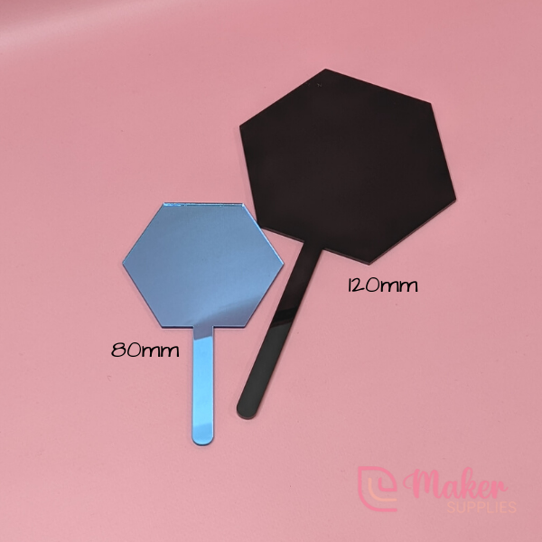 120mm Hexagon Cake Topper | Pastels & Solids