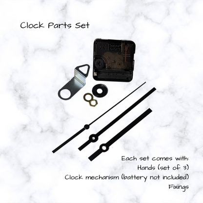 Clock Hands & Mechanism | Black