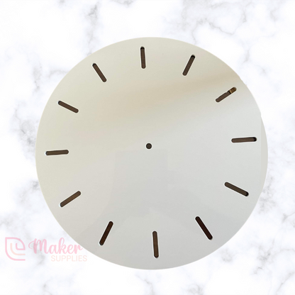 Clock Template With Slits